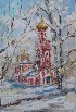 Картина Сретенская церковь Дмитров 1